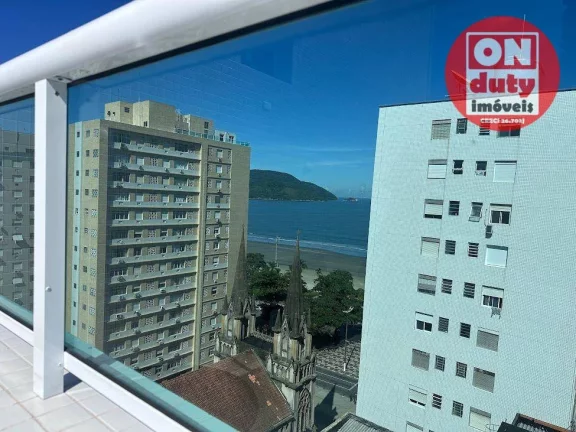 Imagem Cobertura com 3 dormitórios à venda, 158 m² por R$ 4.000.000,00 - Embaré - Santos/SP