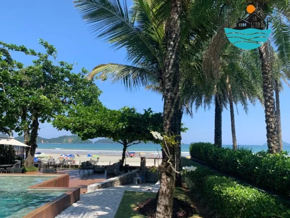 Imagem Anual Aluguel Juquehy, Venda, Alug Temporada - Condomínio pé na areia, com 4 suítes, Piscina priv. Churras. , máx. 12 pessoas | Juquehy Imobiliária