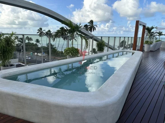 Imagem Vende-se flat mobiliado, pronto para rentabilizar na beira-mar do Cabo Branco