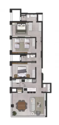 Imagem Apartamento à venda em Torres, Centro, com 2 quartos, 88,77m²