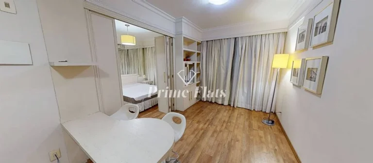Imagem Flat disponível para locação no Mercure Ibirapuera Privilege, com 31m², 1 dormitório e 1 vaga