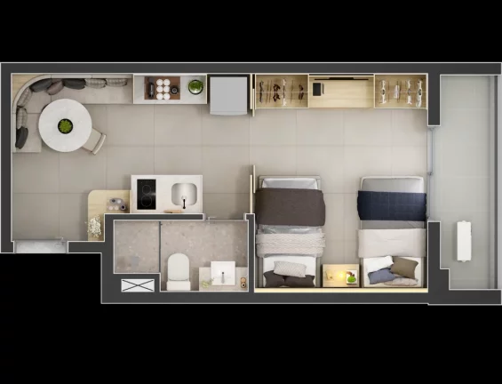 Imagem Imóvel com 1 Quarto à Venda, 25 m² em Consolação - São Paulo