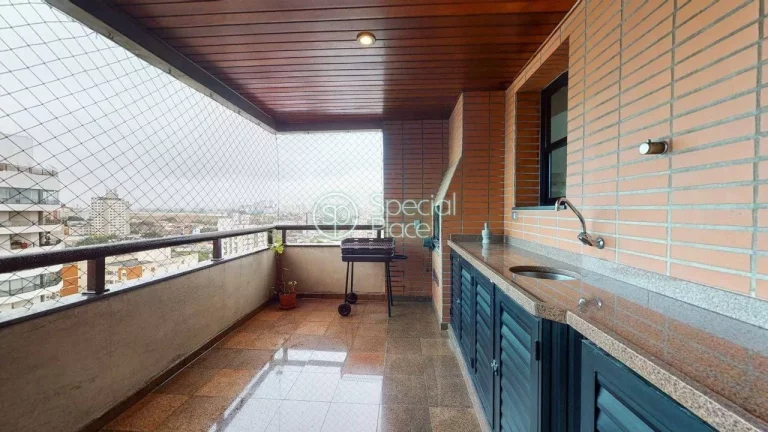 Imagem Ãtimo apartamento com 273mÂ²em Moema em rua tranquila. Amplo living para trÃªs ambientes com terraÃ...