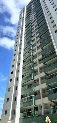 Imagem Apartamento mobiliado e equipado com varanda/sacada e área de lazer completo no Altiplano - AP2726.