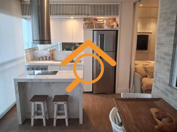 Imagem Apartamento à venda em São Paulo-SP, bairro Santo Amaro! 2 quartos, 2 salas, 1 banheiro, 1 vaga de garagem. Condomínio Choice Santo Amaro.