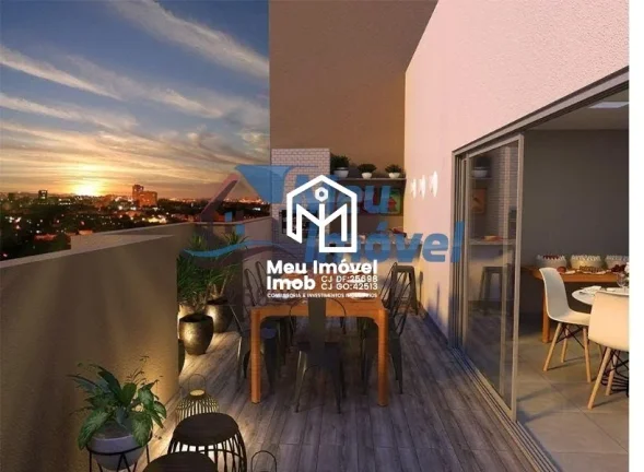Imagem QN 120 POP HOUSE Cobertura 2 QUARTOS 1 SUÍTE 2 VAGAS 108,32m² Varanda Lazer