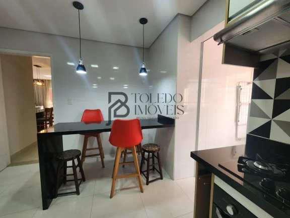 Imagem Apartamento vista mar de 2 Dormitórios com suíte no bairro Tupi - Praia Grande