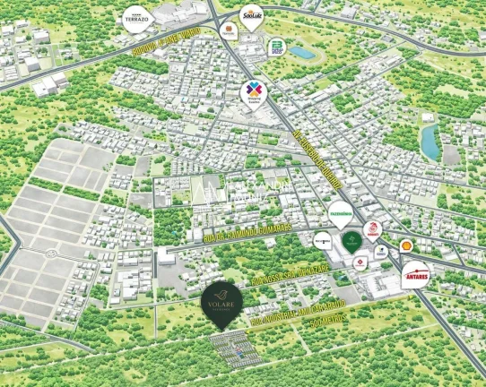 Imagem Volare Residence, casas à venda em condomínio no Eusébio-CE.