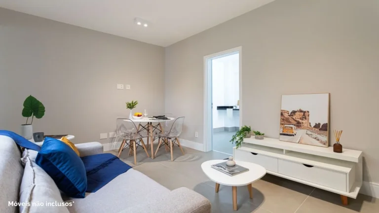 Imagem Apartamento 64M², 1Q, 1 Sala, 1 Banheiro, Varanda.