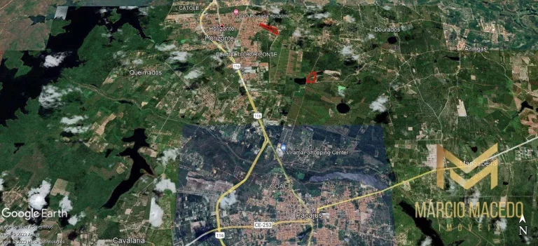 Imagem Terreno à venda, 100000 m² por R$ 2.000.000,00 - Dourado - Horizonte/CE