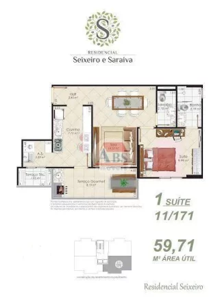 Imagem Apartamento com 1 dormitório à venda, 52 m² por R$ 269.000,00 - Aviação - Praia Grande/SP
