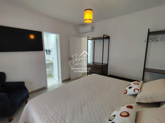 Imagem Apartamento novo com lazer em Guarujá-SP, Pitangueiras: 2 quartos, 1 suíte, 2 salas, 2 banheiros, 1 vaga, 80m². Venha conferir!