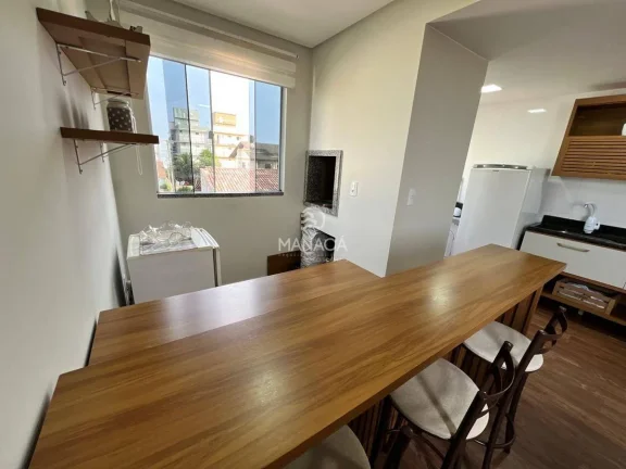Imagem Apartamento vista mar, mobiliado, 3 quartos sendo 1 suíte, garagem coberta
