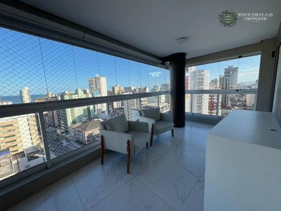 Imagem Apartamento com 3 dormitórios à venda, 148 m² por R$ 1.790.000,00 - Vila Guilhermina - Praia Grande/SP