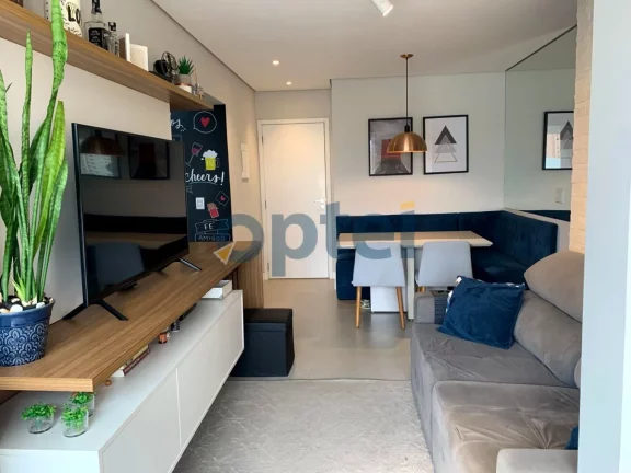 Imagem Apartamento Mobiliado, 2 dorms ( 1 suíte) 67m2 com varanda gourmet e lazer completo no Condomínio Innovare na Vila Bastos em Santo André