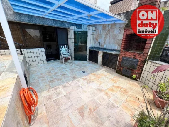 Imagem Cobertura para alugar, 255 m² por R$ 10.000,00/mês - Pompéia - Santos/SP