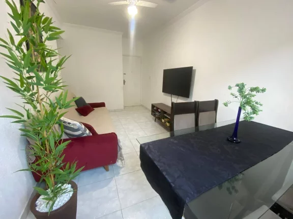 Imagem Apartamento com um dormitório a venda a 800m da praia em Santos!