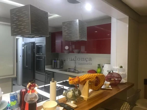 Imagem Apartamento fino acabamento, todo decorado, repleto de armários, com terraço gourmet, amplo e com ...