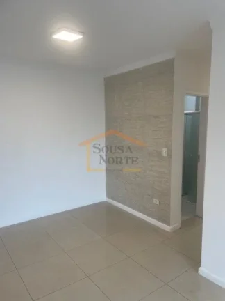 Imagem Apartamento 45m², 1 suíte, sala 2 ambientes, sacada, armários na cozinha e banheiro, área de ser...