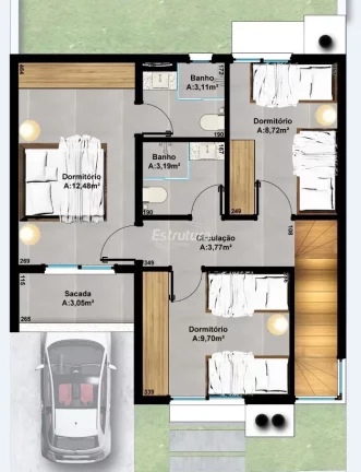 Imagem Casa em condomínio fechado