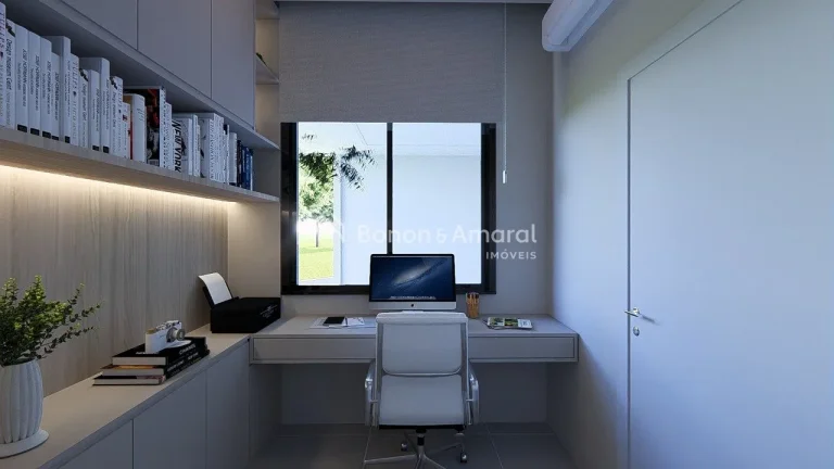 Imagem Casa térrea nova à venda com 3 quartos sendo 3 suítes, todas com armários planejados, ar condici...