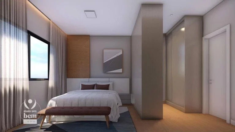 Imagem Apartamento novo com 2 quartos (1 suíte), sacada com churrasqueira à venda por R$ 587.822,80 - Boa Vista - Curitiba/PR