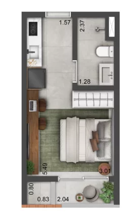 Imagem APARTAMENTO RESIDENCIAL em São Paulo - SP, Pinheiros