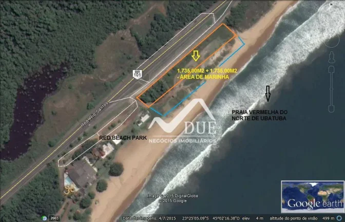 Terreno à venda, 1735 m² por R$ 1.850.000,00 - Ubatuba - Ubatuba/SP
