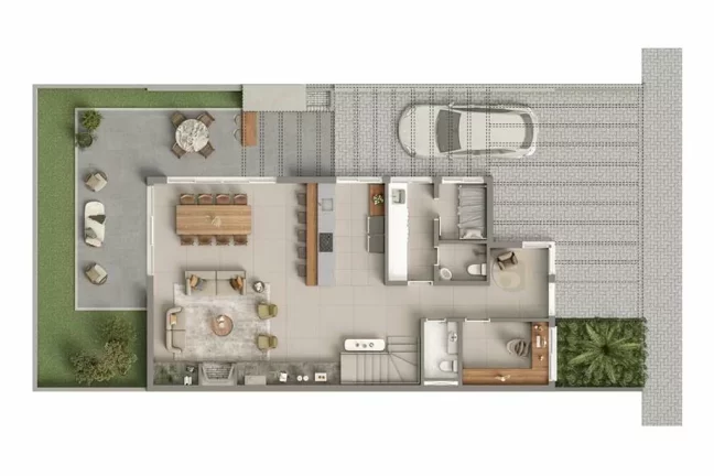 Imagem Casa de condomínio à venda em Porto Alegre, Petrópolis, com 4 quartos, 369m2