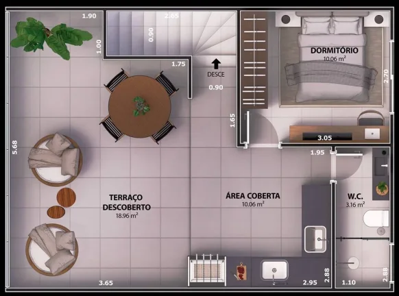 Imagem CASA COM 42 m² - VILA VOTURUÁ - SAO VICENTE SP