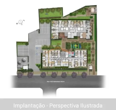 Imagem Apartamento novo, 1 dormitório, banheiro, sala 2 ambientes, cozinha, área de serviço. 27,71m².
S...