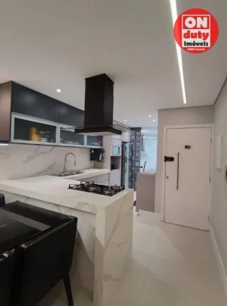 Imagem Apartamento com 2 dormitórios à venda, 89 m² por R$ 910.000,00 - Pompéia - Santos/SP