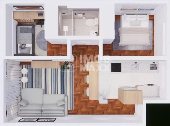 Imagem Apartamento à Venda na Asa Sul, Brasília – 2 Quartos, 45m²