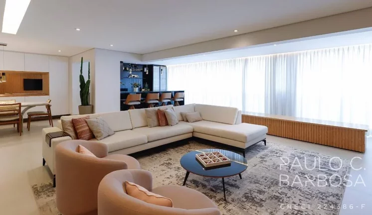 Imagem Jardim das Perdizes Venda - 3 Suítes - 3 Vagas - 241m² - Mobiliado