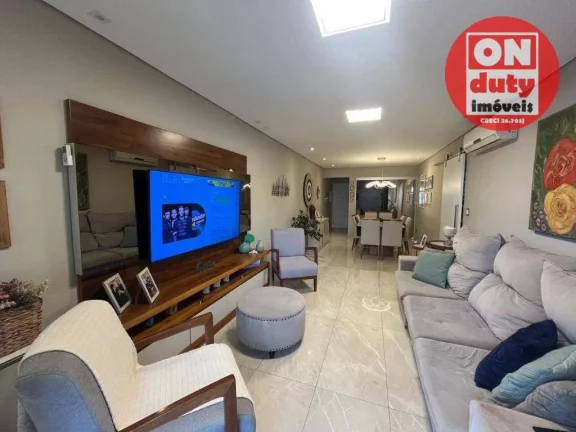 Imagem Apartamento à venda, 134 m² por R$ 995.000,00 - José Menino - Santos/SP