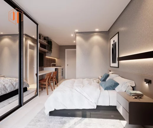 Imagem Apartamento para Venda em Curitiba, Centro Cívico, 2 dormitórios, 1 banheiro