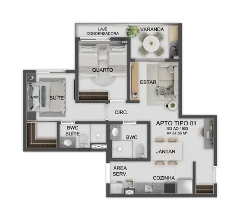 Imagem Apartamento Padrão