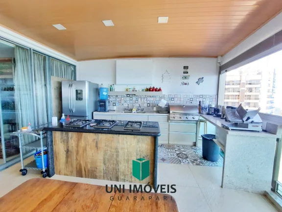 Imagem Cobertura duplex alto padrão com 5 suítes a venda, 400M² com vista para o mar em Guarapari-ES.