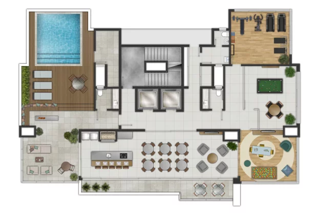 Imagem Apartamento à venda, com 2 quartos, 78,52m²