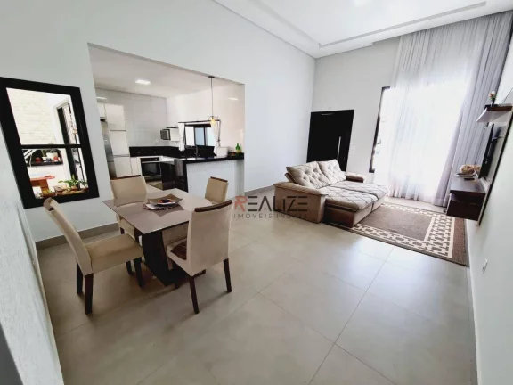 Imagem Casa térrea com 3 suítes à venda, 145 m² por R$ 1.150.000 - Condomínio Jardim Mantova - Indaiatuba/SP