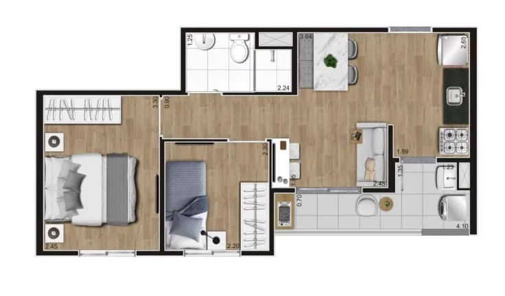 Imagem Apartamento em Santo Amaro - São Paulo SP