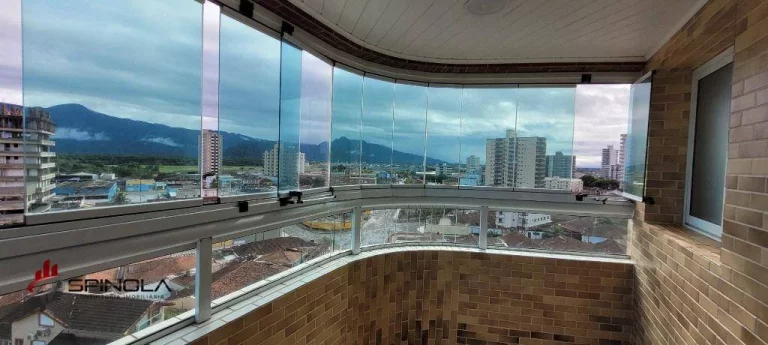 Imagem Apartamento com 1 dormitório à venda, 53 m² por R$ 340.000,00 - Vila Caiçara - Praia Grande/SP