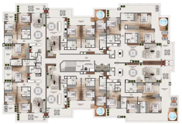 Imagem Concept Residence - Apartamento à venda no bairro Bombas - Bombinhas/SC