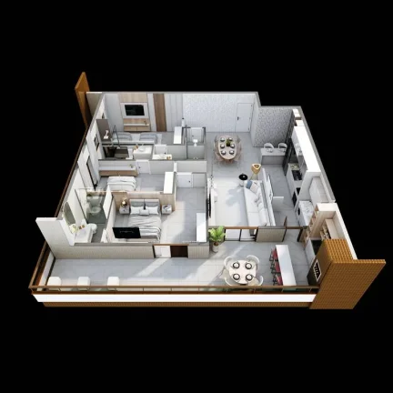 Imagem APARTAMENTO COM 134.56 m² - FORTE - PRAIA GRANDE SP