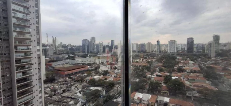 Imagem Apartamento com 1 dormitório para alugar, 48 m² por R$ 5.065,40/mês - Brooklin - São Paulo/SP