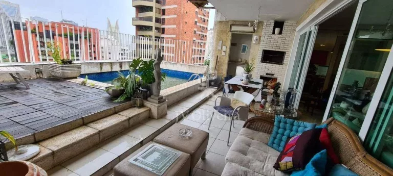 Imagem Apartamento Triplex com 4 dormitórios, 367 m² - venda por R$ 3.500.000,00 ou aluguel por R$ 17.010,00/mês - Real Parque - São Paulo/SP