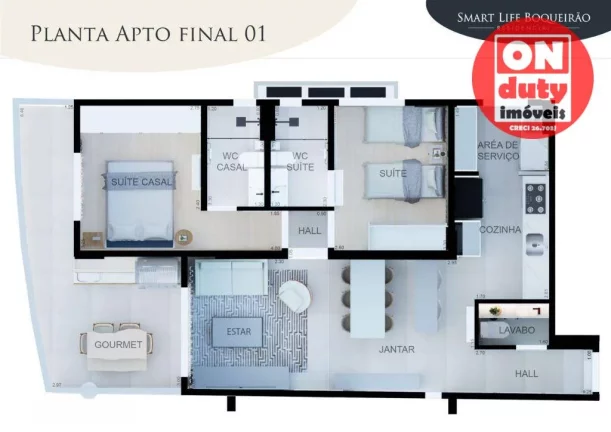 Imagem Apartamento com 2 dormitórios à venda, 122 m² por R$ 1.250.000,00 - Boqueirão - Santos/SP