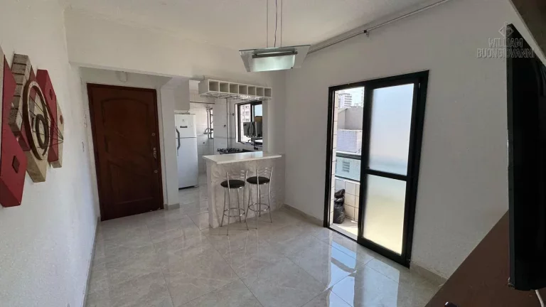 Imagem Apartamento 1 dormitório com sacada no bairro Canto do Forte