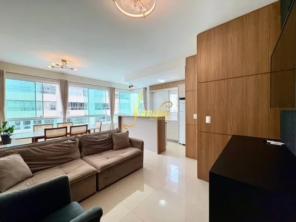 Imagem Belíssimo apartamento 3 dormitorios com vista para o mar mobiliado