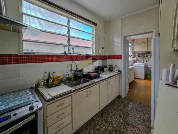 Imagem Apartamento para Venda em Santos, Embaré, 2 dormitórios, 1 suíte, 3 banheiros, 1 vaga